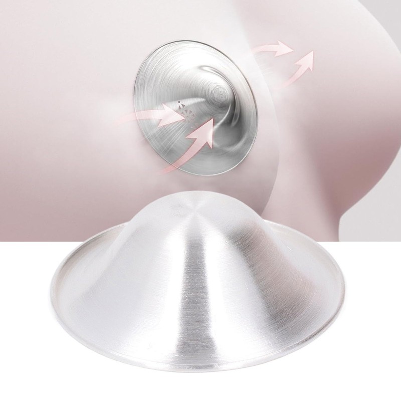 Silver Nursing Cup Pure Silver Breastfeeding Nipple Protectors Nipple Covers