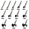 Vearter 12PCS Forstner Drill Bit Set, 10-50mm HCS Multi-Tooth Woodworking