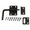 Everbilt 5 in. Black Heavy Duty Gate Slide Bolt Latch