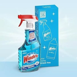 Windex Glass and Window Cleaner Spray Bottle, Original Blue, 23 fl oz