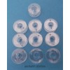 Unbranded 10 each BOBBIN, PLASTIC #102261103 fits Husqvarna Viking Huskystar