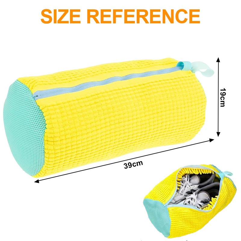 SupRovare 2 Piece Shoe Wash Bag Set, Protective Mesh Shoe