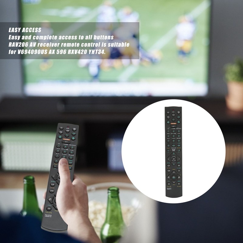RAV206 AV Receiver Remote Control Replace Remote Control for V694090US