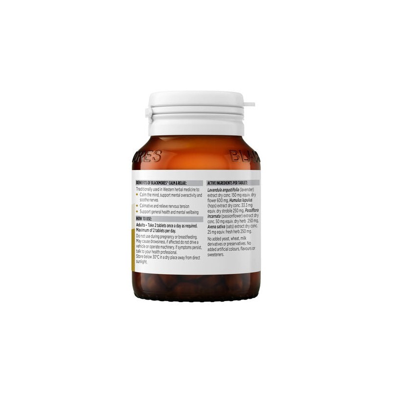 Blackmores Calm & Relax 60 Tablets