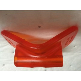 STOLTZ BOAT TRAILER BOW V BOW STOP STOLTZ 122 RP404 4" HOLE 1/2" NON MARKING HD AMBER
