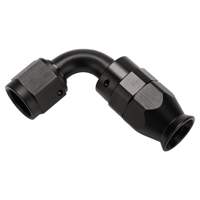 Podavelle 6AN PTFE Hose End Fitting 90 Degree Elbow Swivel
