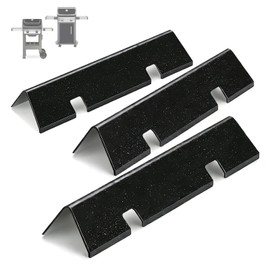 BBQration 7635 15.3" Upgraded Flavorizer Bars for Weber Spirit Grill Parts, Heat Plates for Weber GS4 Spirit II E-210 E-220 S-210 S-220, Spirit S210 E215, 16GA Porcelain Steel