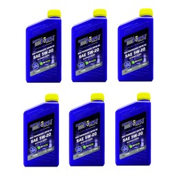 Royal Purple 01520 SAE Multi-Grade Synthetic Motor Oil 5W20 Pack of 6 Quarts