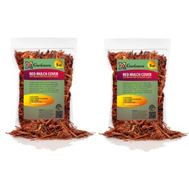 Gardenera Red Mulch - Enhance Your Garden's Health and Aesthetic Appeal - 10 QUARTS