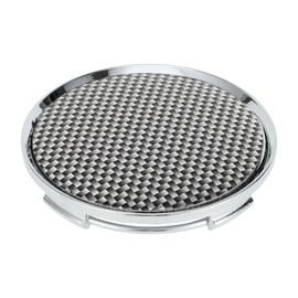 A ABSOPRO Hub Cap 63 mm Wheel Centre Caps Universal ABS Wheel Hub Caps Silver