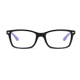 Suertree Myopia Glasses Blue Light Filter Myopic Binoculars with Strength Spring Hinge Classic Distance Glasses for Men and Women -1.75