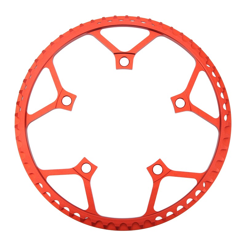 Bike Chainring 56T 130BCD Red Aluminum Alloy Lightweight Folding Bike
