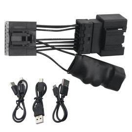 GPS Dash Cam Power Adapter (16-pin Type A) for Select Ford F150/F250/F350 Explorer Bronco and More Connects to Rearview Mirror