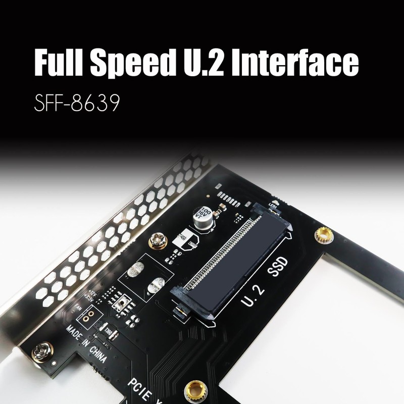 GLOTRENDS PU11 U.2 to PCIe 4.0 X4 Adapter for 2.5
