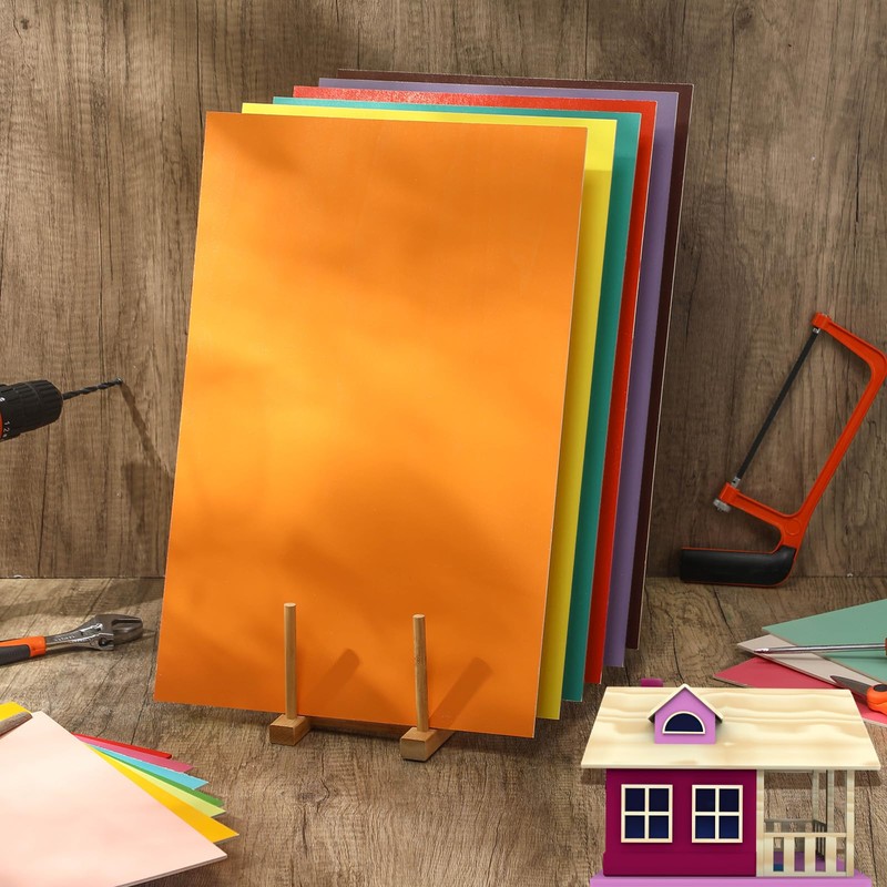 Geelin 18 Pcs 18 x 12 Inches Colored Plywood Sheets