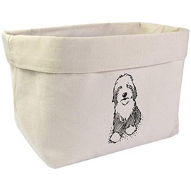 Large 'Old English Sheepdog' Canvas Organiser/Storage Bag (OR00011985)
