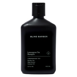 BLIND BARBER 2-in-1 Whole Body Shampoo, Lemongrass Tea Shampoo, 11.8 fl oz (350 ml), Refreshing, Moisturizing, Full Body Care, Scalp, Dandruff, Sulfate Free, Body Wash, Gym, Portable, Men's, Present, Blind Barber, Father's Day Gift