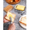 Butter Dish with Lid: Butter Dish for Countertop- AISBUGUR Metal