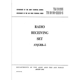 129 Page 1952 TM 11-295 AN/GRR-5 PP -308/URR Radio Receiving Set Manual on CD