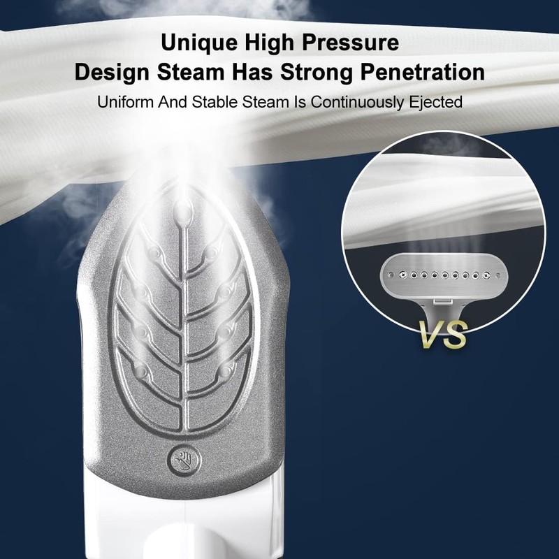 1500W Standing Clothes Steamer with Adjustable Ironing Board, 90 Min