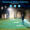 Olafus 100W LED Security Light Motion Sensor Outdoor Light, 2