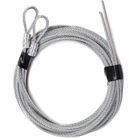Steel Spring Cable Pair - 13' Garage Door Opener Extension