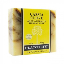 Cassia Clove 100% Pure & Natural Aromatherapy Herbal Soap- 4 oz (113g) by Plantlife