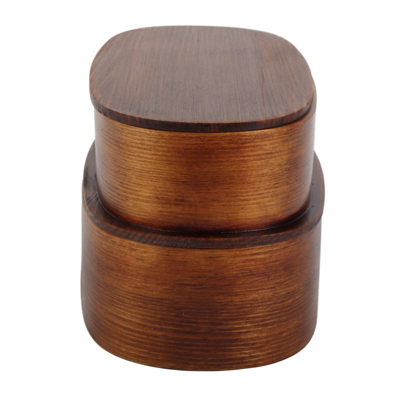 Lunch Box Set Japanese Style Wooden Food Storage Container for