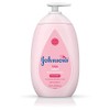 Johnson's Moisturizing Pink Baby Lotion with Coconut Oil, Hypoallergenic, 16.9