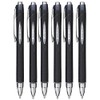 Uni Ball Black Jetstream Retractable Broad Rollerball Pen 1mm Nib