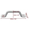ISURE MARINE 2PCS Boat Cleat Grab Rail Handles Aluminum Fishing