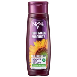 NATUR Vital Color Safe Hair Mask, S (Burgundy Red) High Coloring, 1WEEK Ion Color, Bare Hands, Damage Repair, Easy 1 Min, Hair Color Treatment, 10.1 fl oz (300 ml)