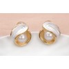 Yoursfs Gold Pearl Clip on Earring for Women 14K Gold