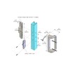 House Guard Black Patio Door Handle Set with Mortise Lock,Suitable