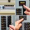 Classicseali 9 Sheets (1161pcs) Electric Panel Labels, Waterproof Easy to