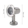 Pond Light 3W LED Stainless Steel IP68 Waterproof Energy Saving