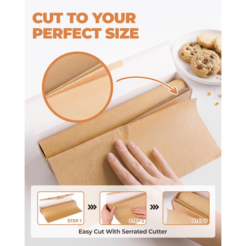 Unbleached Parchment Paper Roll, 13 in x 135 ft, 150