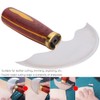 Leather Knife Cutting Trimming Tool Round Shape Imported Steel DIY