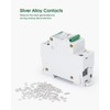 Chtaixi 12V-110V DC Miniature Circuit Breaker, 100 Amp 1 Pole