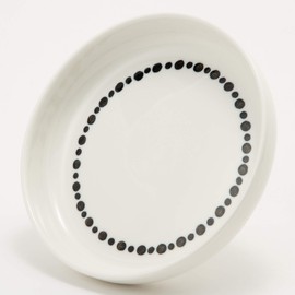TAMAKI T-786338 Small Plate Dot Circle Dot 6.2 x 1.1 inches (15.9 x 2.8 cm)