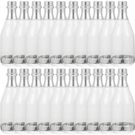 Toyvian Süßigkeitenbehälter Champagnerflasche 20 Stück Mini Champagnerflaschen Transparente Süßigkeitenschachteln aus Kunststoff Behälter für Champagnerflasche für