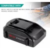 For Worx 2pack For WORX 20V MAX Extend Lithium Battery