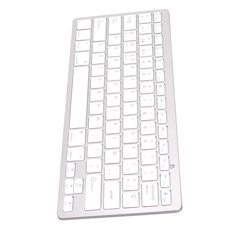 Wireless Keyboard Ultra Lightweight Ergonomic Compact Keyboard for IOS, for