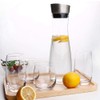 Juice Bottles, Transparent Water Bottle, 1.2 L Acrylic Transparent Bottle,