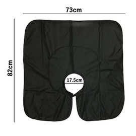 Harukita Shampoo Cape, Hair Dyeing Cape, Hairdressing Cape, Hairdressing Cloak, Barber Room, Shaving Tool, Waterproof, Adjustable, Foldable, Home, Hair Cut, Anti-Static, Unisex, Black