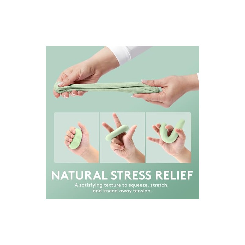 Refreshing Mint Scented Therapy Putty for Relaxation and Focus