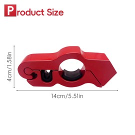 XQMMGO Motorcycle Lock, Motorcycle Theft Protection, Motorcycle Lock High Security, Bicycle Theft Protection, Dirt Bike, Lock e Scooter, Brake Lever Motorcycle (Red), red