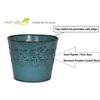 Robert Allen MPT01887 Fluer De Lis Series Metal Planter Flower