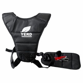 Yerd Comfort Carry Straps for Brushcutters, Wide 4-Point Straps, Optimal Weight Distribution, Adjustable for Any Body Shape, Protective Apron with Quick Release