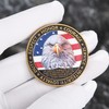 3D Color American Female Veterans Challenge Coin - Dual Sided